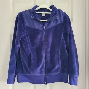 Athletic Works Fuzzy Zip Up Jacket